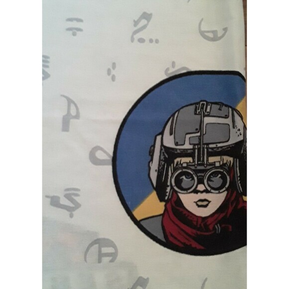 Vintage Sheet Star Wars ,Twin Flat  Anakin Skywalker Sebulba USA - Picture 2 of 5